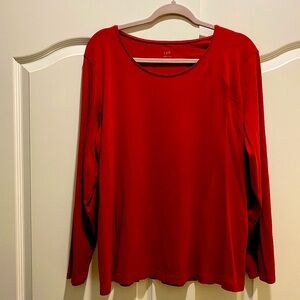 J.jill  Puma cotton long sleeve T-shirt size 2X